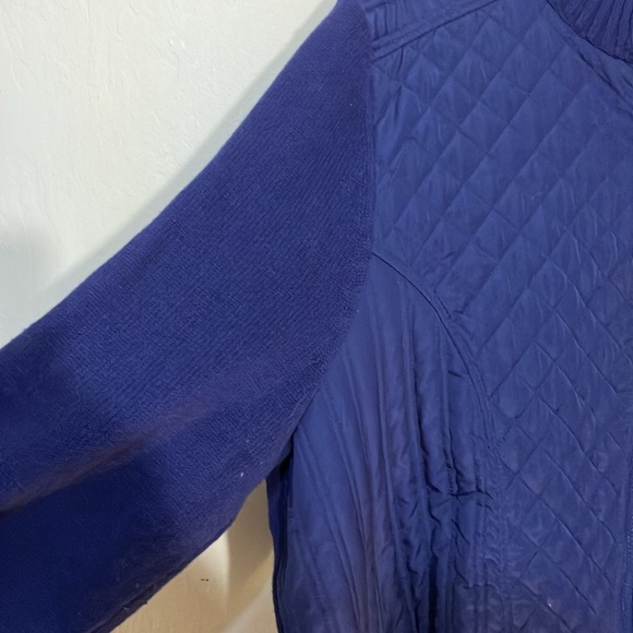 Catherine’s 22 24 quilted front zippered cardigan shacket plus - Picture 3 of 7